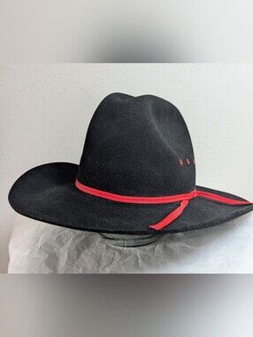 Quarter Horse Silver Spur 100% Wool Hat Size 7